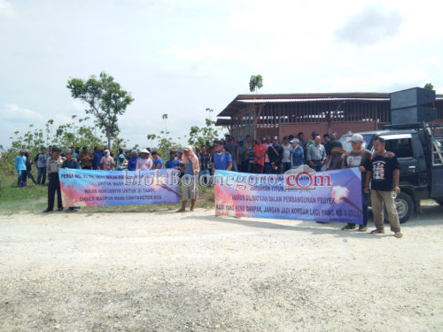 LSM STPM Demo Tuntut Keterlibatan Warga Lokal pada Proyek JTB